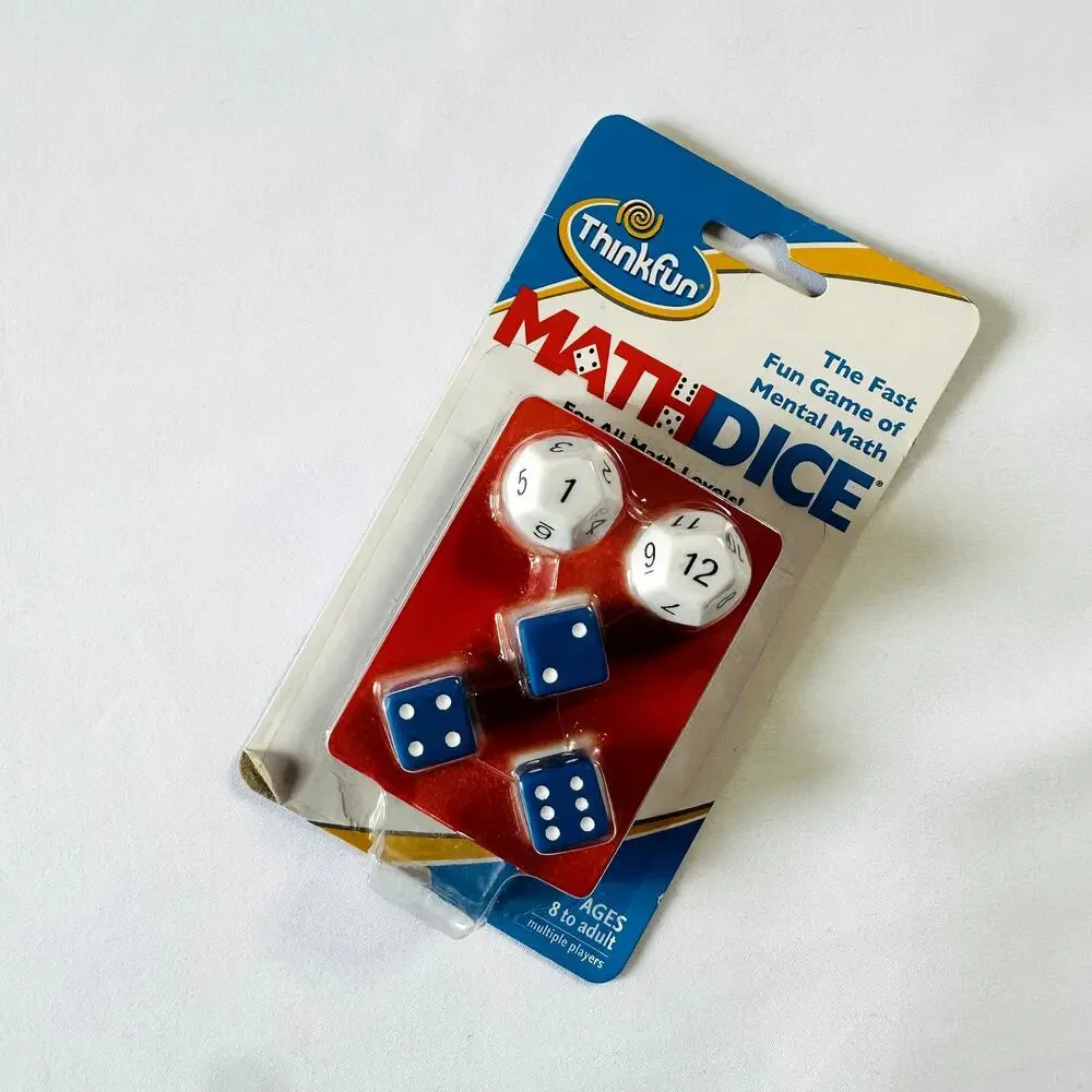 NIB Think Fun Math Dice Learning Game